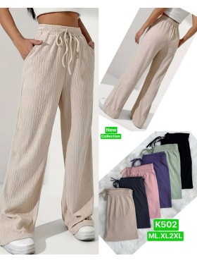 Spodnie damskie ,size M-2xl ,paczka 12szt , MIX kolor