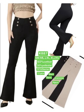Spodnie damskie ,size S-2xl ,paczka 12szt , MIX kolor