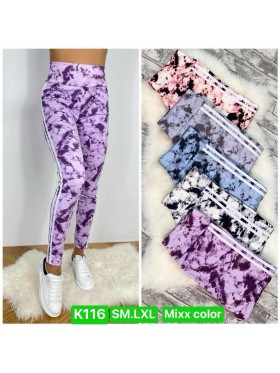 Legginsy damskie ,size s-xl ,paczka 12szt , mix kolor