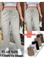 Spodnie damskie ,size 2-6xl ,paczka 12szt , MIX kolor
