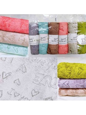 Ręczniki Mikrofibra Rozmiar : 50/100cm ,Paczka : 12szt / mix kolor