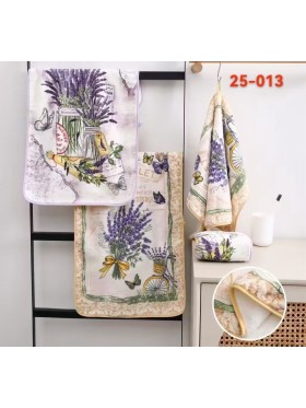 Ścierki Mikrofibra  „”” Lawenda „” Rozmiar : 40/60cm ,Paczka : 20szt / mix kolor