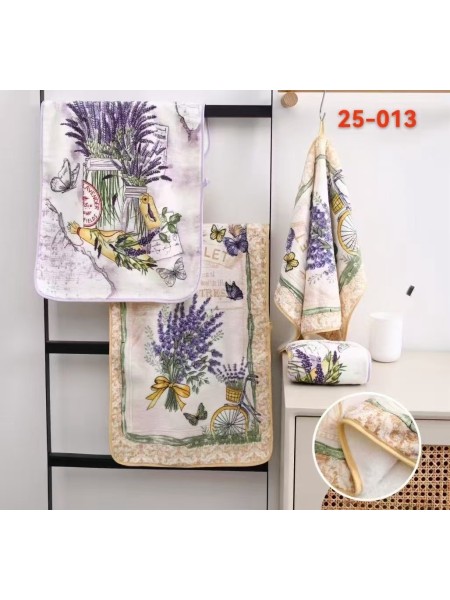 Ścierki Mikrofibra  „”” Lawenda „” Rozmiar : 40/60cm ,Paczka : 20szt / mix kolor