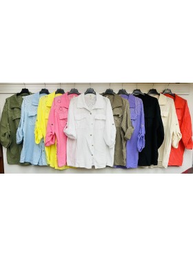 Koszule damskie wloskie, size uni, paczka 6szt,mix kolor