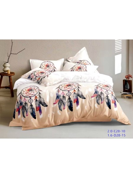 Komplet pościeli 5D „” MILANO „” 100% satyna - bawełna 4 Częściowy Rozmiar : 200/220cm