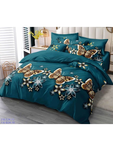 Komplet pościeli 5D „” MILANO „” 100% satyna - bawełna 4 Częściowy Rozmiar : 200/220cm