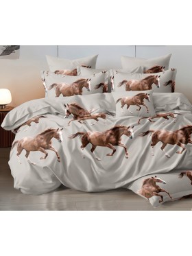 Komplet pościeli 5D „” MILANO „” 100% satyna - bawełna 4 Częściowy Rozmiar : 200/220cm