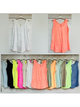 Bluzki damskie wloskie, size uni, paczka 6szt,mix kolor