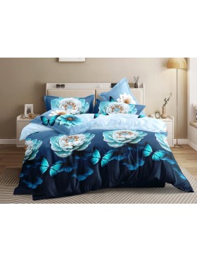 Komplet pościeli 5D „” MILANO „” 100% satyna - bawełna 4 Częściowy Rozmiar : 200/220cm