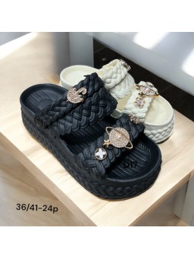 Buty Klapki Damskie (36-41,24par) mix kolor