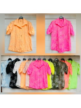 Koszule damskie wloskie, size uni, paczka 6szt,mix kolor