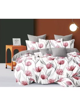 Komplet pościeli 3D 100% satyna - bawełna 3 Częściowy Rozmiar : 200/220cm