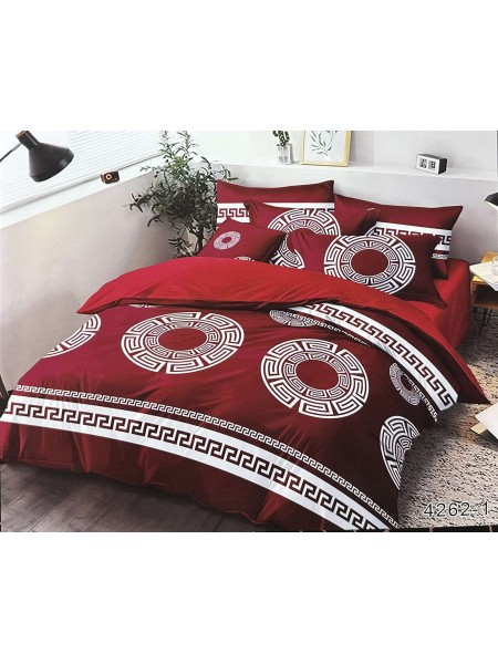 Komplet pościeli 3D 100% satyna - bawełna 3 Częściowy Rozmiar : 200/220cm