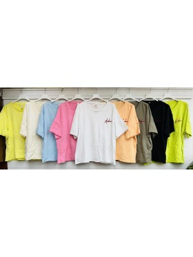 Bluzki damskie wloskie, size uni, paczka 6szt,mix kolor