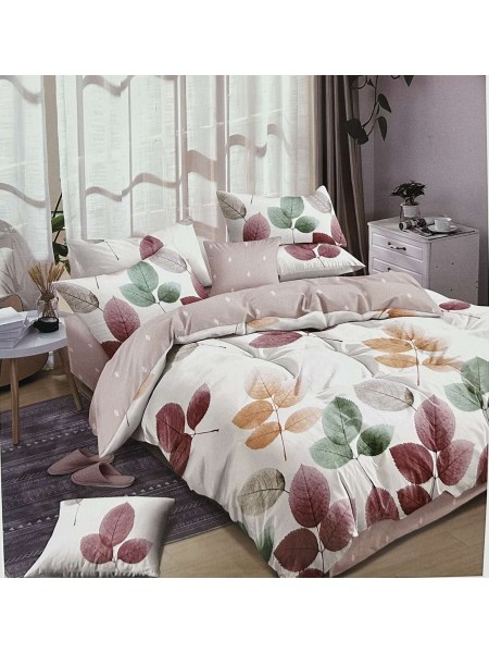 Komplet pościeli 3D 100% satyna - bawełna 3 Częściowy Rozmiar : 200/220cm