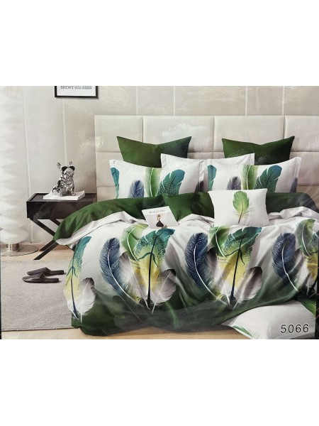 Komplet pościeli 3D 100% satyna - bawełna 3 Częściowy Rozmiar : 200/220cm