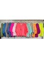 Bluzki damskie wloskie, size uni, paczka 6szt,mix kolor
