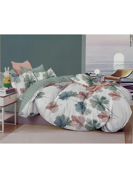 Komplet pościeli 3D 100% satyna - bawełna 3 Częściowy Rozmiar : 200/220cm