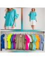 Bluzki damskie wloskie, size uni, paczka 6szt,mix kolor