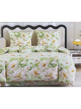 Komplet pościeli 3D 100% satyna - bawełna 3 Częściowy Rozmiar : 200/220cm