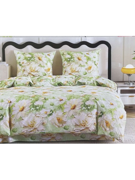 Komplet pościeli 3D 100% satyna - bawełna 3 Częściowy Rozmiar : 200/220cm