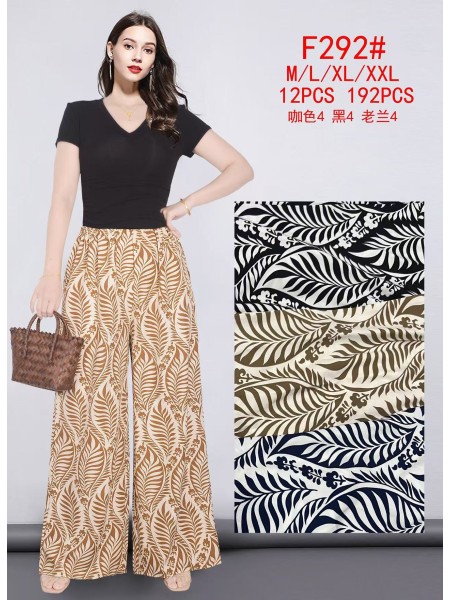 Spodnie damskie, size m-2xl, paczka 12szt,mix kolor