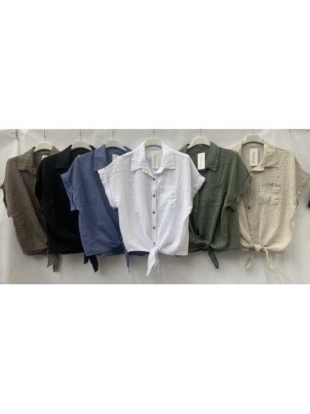 Koszule damskie wloskie, size uni, paczka 6szt,mix kolor