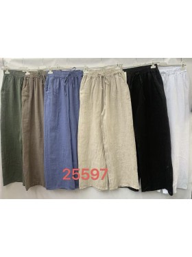 Spodnie damskie wloskie, size uni, paczka 6szt,MIX kolor