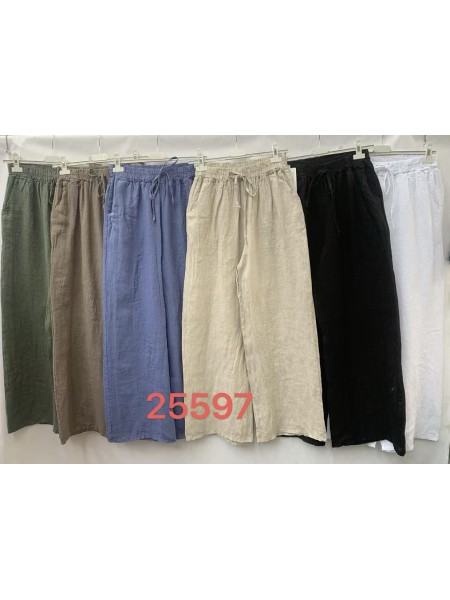 Spodnie damskie wloskie, size uni, paczka 6szt,MIX kolor