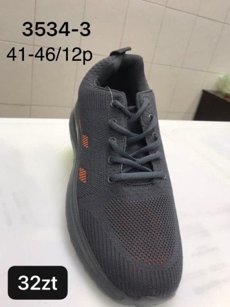 Buty Sportowe Męskie. SIZE:41-46 (12PAR/PACZKA)