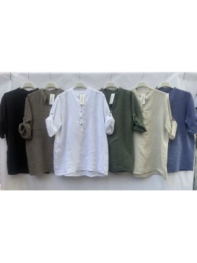 Koszule damskie wloskie, size uni, paczka 6szt,mix kolor
