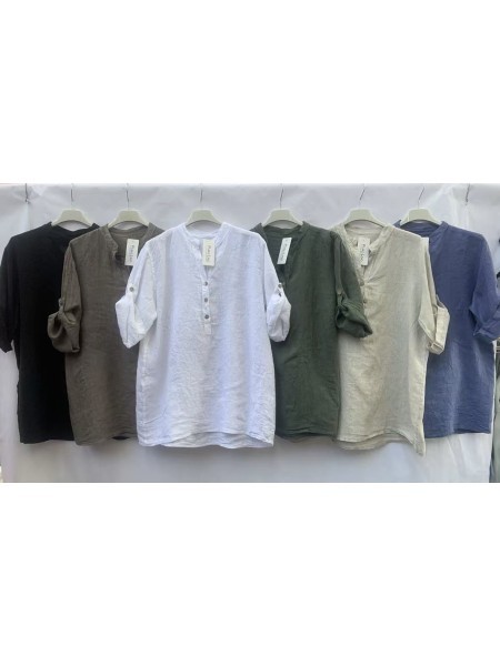 Koszule damskie wloskie, size uni, paczka 6szt,mix kolor