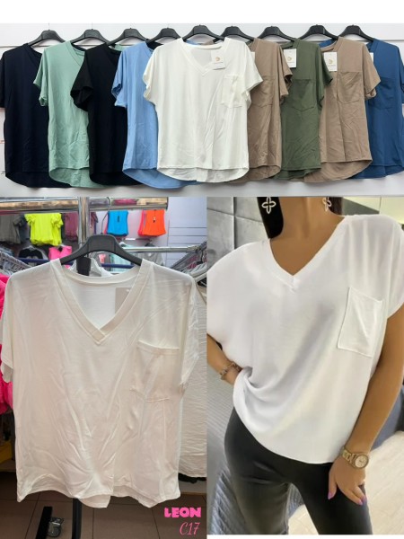 Bluzki damskie , size uni, paczka 6szt,mix kolor