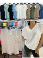 Bluzki damskie , size uni, paczka 6szt,mix kolor