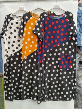 Sukienki damskie, size m-2xl, paczka 12szt,mix kolor