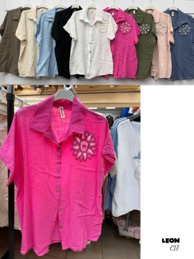 Koszule damskie , size uni, paczka 6szt,mix kolor