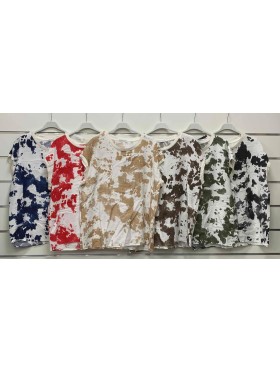 Bluzki damskie wloskie, size uni, paczka 6szt,mix kolor
