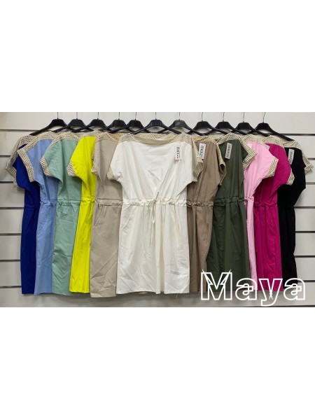 Sukienki damskie wloskie, size uni, paczka 6szt,mix kolor