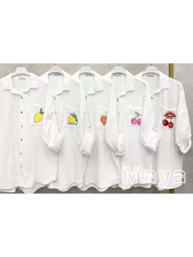 Koszule damskie wloskie, size uni, paczka 6szt,mix kolor
