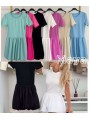 Sukienki damskie wloskie, size uni, paczka 6szt,mix kolor