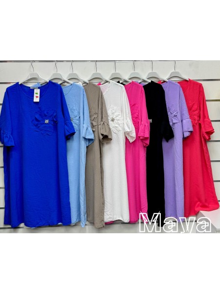 Sukienki damskie wloskie, size uni, paczka 6szt,mix kolor
