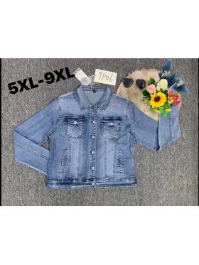 Kurtki Jeansowe damskie ,size 5-9xl,paczka 10szt ,