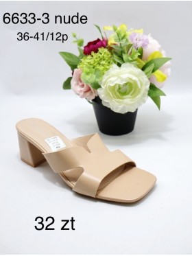 Buty Klapki Damskie (36-41,12par)