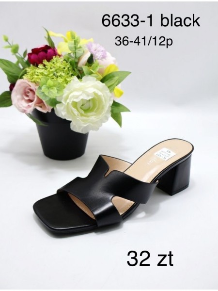 Buty Klapki Damskie (36-41,12par)