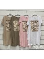 Sukienki damskie wloskie, size uni, paczka 6szt,mix kolor