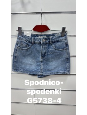 Spódnica krótka jeansowa damska ,size xs-xl,paczka 10szt ,