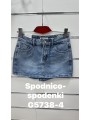 Spódnica krótka jeansowa damska ,size xs-xl,paczka 10szt ,