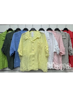 Bluzki damskie wloskie, size uni, paczka 6szt,mix kolor
