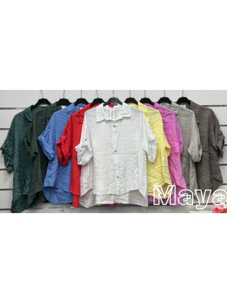 Bluzki damskie wloskie, size uni, paczka 6szt,mix kolor