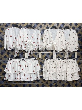 Komplety damskie wloskie, size uni, paczka 6szt,1kolor